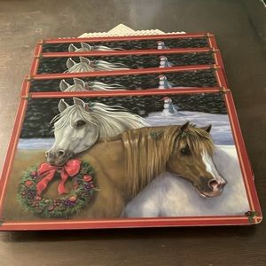 Vintage Country Christmas Mats